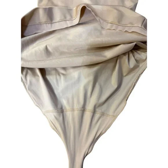 Spanx Shaper Dress Body Suit Womens L Used Nude 04112700 - Picture 15 of 16